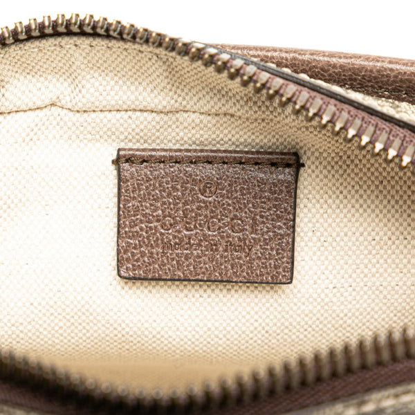 グッチ GGスモール オフディア ハンドバッグ ショルダーバッグ 2WAY 598130 ベージュ マルチカラー PVC レザー レディース GUCCI 【中古】