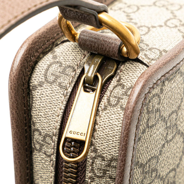 グッチ GGスモール オフディア ハンドバッグ ショルダーバッグ 2WAY 598130 ベージュ マルチカラー PVC レザー レディース GUCCI 【中古】