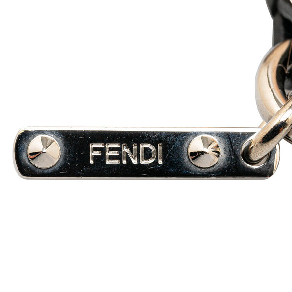 フェンディ モンスター キーホルダー チャーム オレンジ レッド  ファー レディース FENDI 【中古】