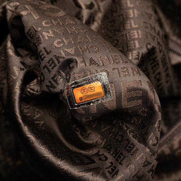 シャネル ココマーク トートバッグ ブラウン キャビアスキン レディース CHANEL 【中古】