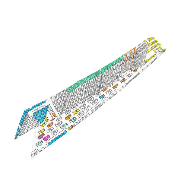 エルメス ツイリー PANTIN CITY パンタン シティ スカーフ マルチカラー シルク レディース HERMES 【中古】