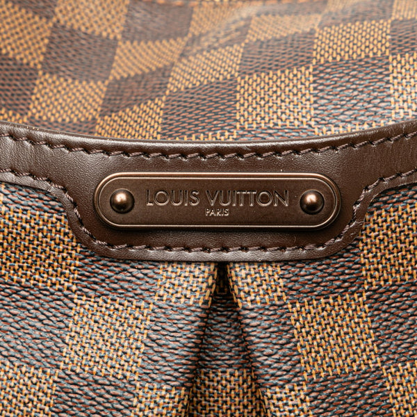 ルイ ヴィトン ダミエ ブルームズベリGM 斜め掛け ショルダーバッグ N42250 ブラウン PVC レザー レディース LOUIS VUITTON 【中古】