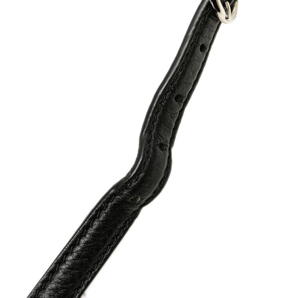 グッチ タッセル 斜め掛け ショルダーバッグ  370826 ブラック レザー レディース GUCCI 【中古】