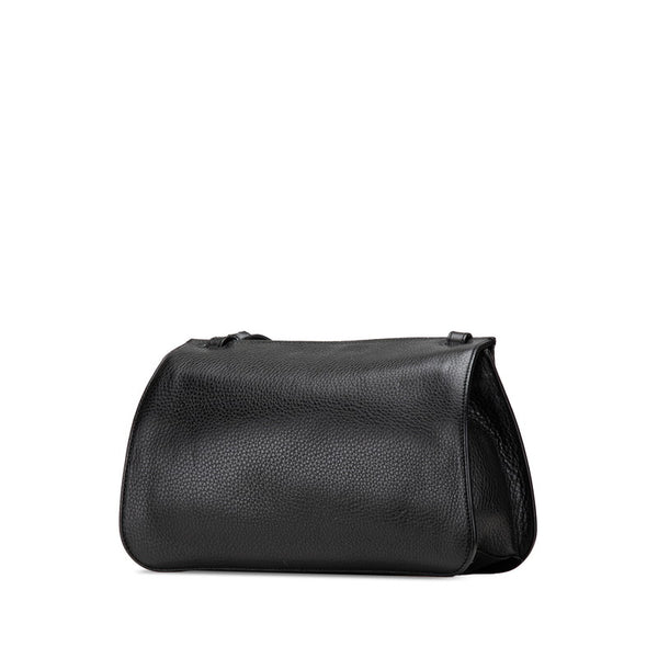 グッチ タッセル 斜め掛け ショルダーバッグ  370826 ブラック レザー レディース GUCCI 【中古】