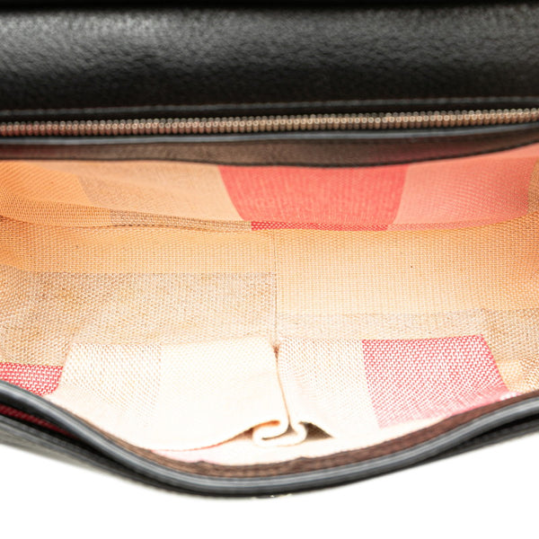 グッチ タッセル 斜め掛け ショルダーバッグ  370826 ブラック レザー レディース GUCCI 【中古】