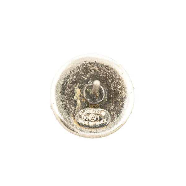 シャネル ココマーク 手書き風 ピアス シルバー アイボリー ブラック プラスチック メタル レディース CHANEL 【中古】