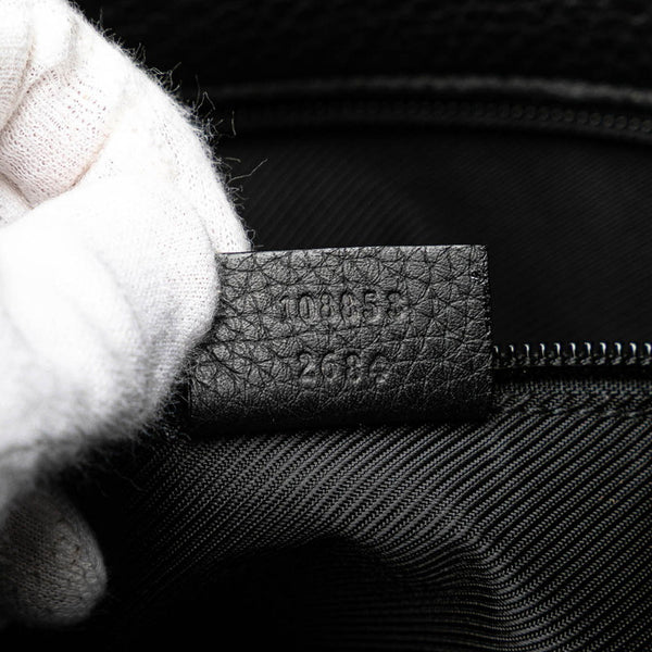 グッチ ショルダーバッグ 108853 ブラック レザー レディース GUCCI 【中古】