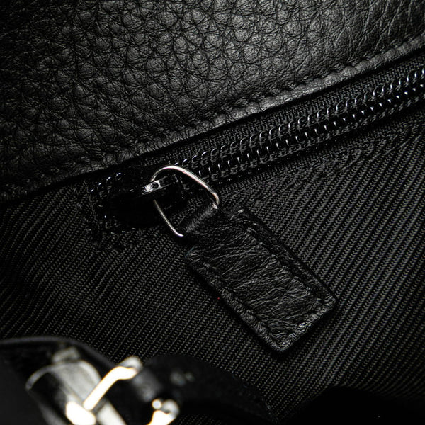 グッチ ショルダーバッグ 108853 ブラック レザー レディース GUCCI 【中古】