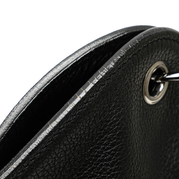 グッチ ショルダーバッグ 108853 ブラック レザー レディース GUCCI 【中古】