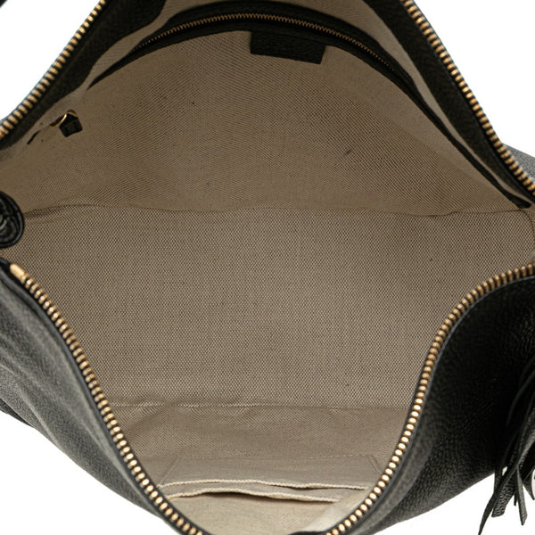 グッチ GGソーホー ハンドバッグ ショルダーバッグ 2WAY 536194 ブラック レザー レディース GUCCI 【中古】