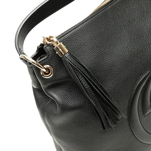 グッチ GGソーホー ハンドバッグ ショルダーバッグ 2WAY 536194 ブラック レザー レディース GUCCI 【中古】