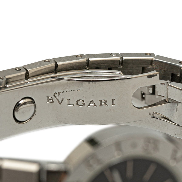 ブルガリ ブルガリブルガリ 腕時計 BB23SS クオーツ ブラック文字盤 ステンレススチール レディース BVLGARI 【中古】