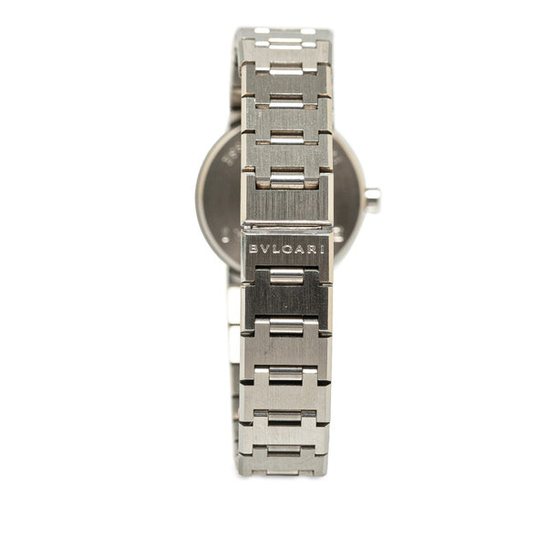 ブルガリ ブルガリブルガリ 腕時計 BB23SS クオーツ ブラック文字盤 ステンレススチール レディース BVLGARI 【中古】