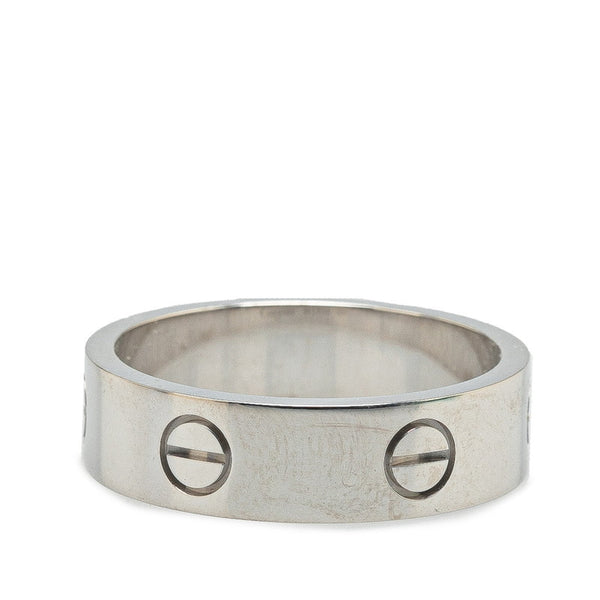 カルティエ ミニラブリング リング 指輪 #61 シルバー K18YG イエローゴールド レディース CARTIER 【中古】