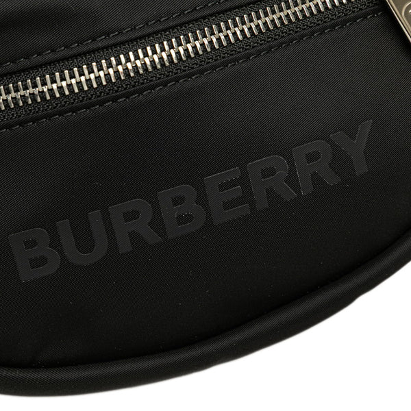 バーバリー ウエストバッグ ボディバッグ 8052887 ブラック ナイロン レディース BURBERRY 【中古】