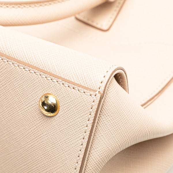 サルヴァトーレフェラガモ ガンチーニ ハンドバッグ ショルダーバッグ 2WAY GG-21F317 ベージュ ピンク レザー レディース Salvatore Ferragamo 【中古】