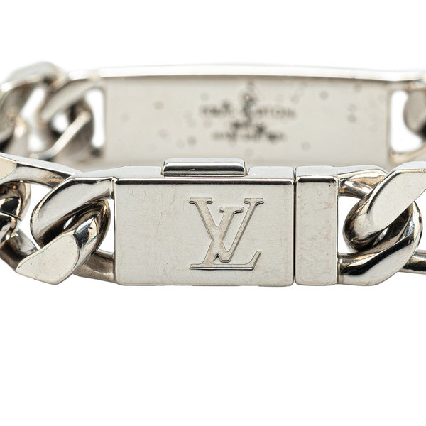 ルイ ヴィトン モノグラム チェーン ブレスレット M00269 シルバー メタル メンズ LOUIS VUITTON 【中古】