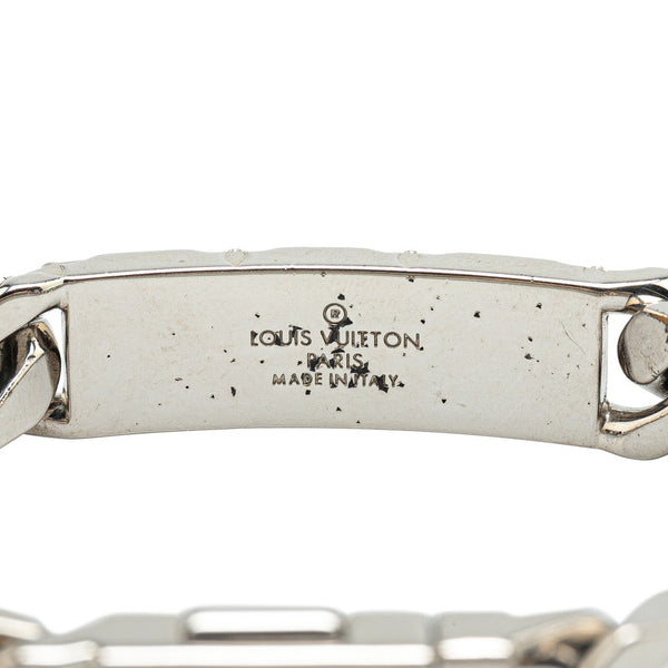ルイ ヴィトン モノグラム チェーン ブレスレット M00269 シルバー メタル メンズ LOUIS VUITTON 【中古】