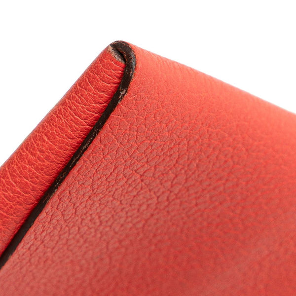 エルメス バスティア ベルソ コインケース 小銭入れ ピンク系 シェーブル レディース HERMES 【中古】