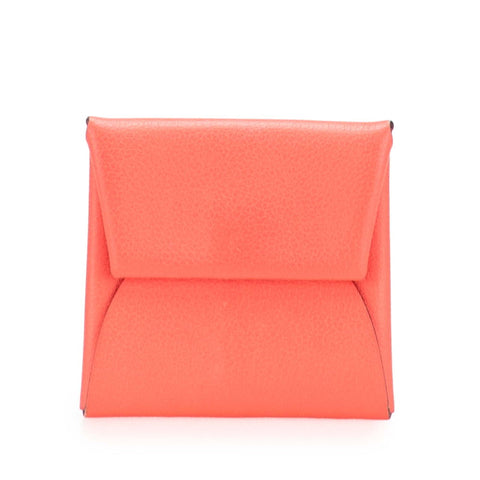 エルメス バスティア ベルソ コインケース 小銭入れ ピンク系 シェーブル レディース HERMES 【中古】