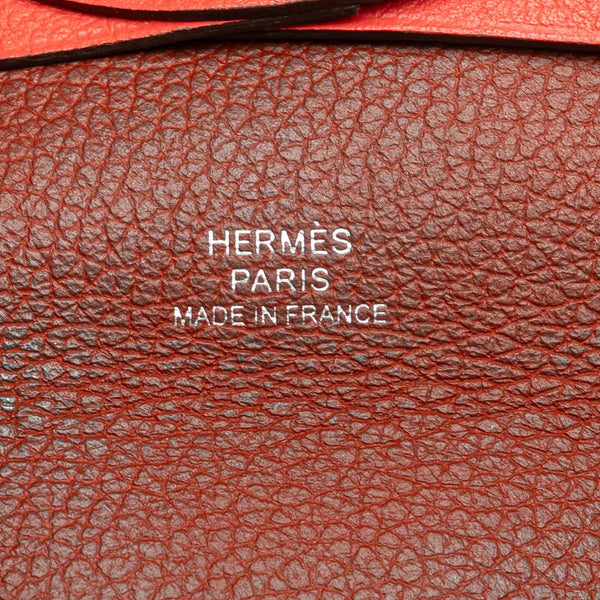 エルメス バスティア ベルソ コインケース 小銭入れ ピンク系 シェーブル レディース HERMES 【中古】