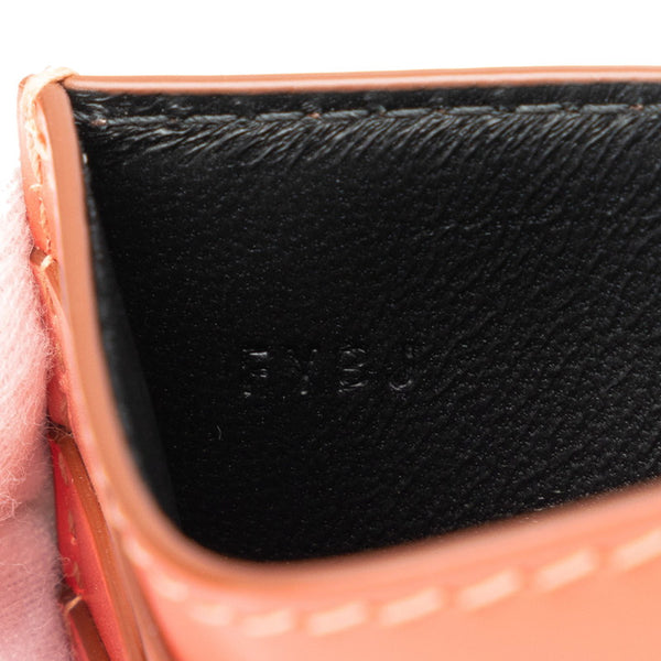 カルティエ C ドゥ カードケース パスケース 名刺入れ ピンク レザー レディース CARTIER 【中古】