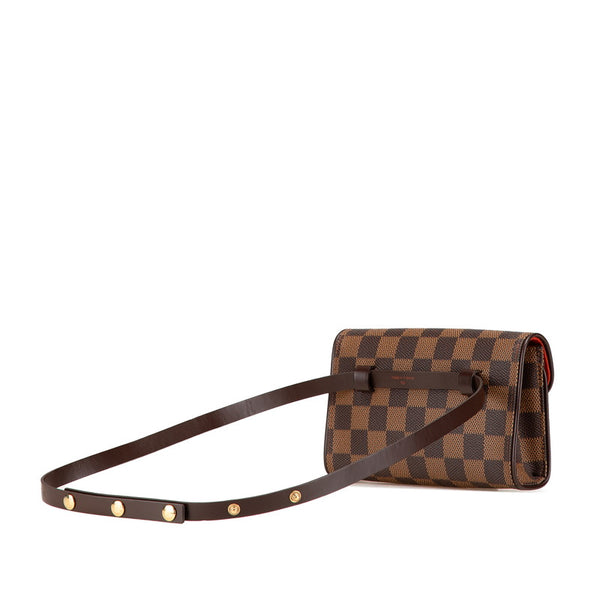 ルイ ヴィトン ダミエ ポシェット フロランティーヌ SPO ウエストバッグ N51856 ブラウン PVC レザー レディース LOUIS VUITTON 【中古】