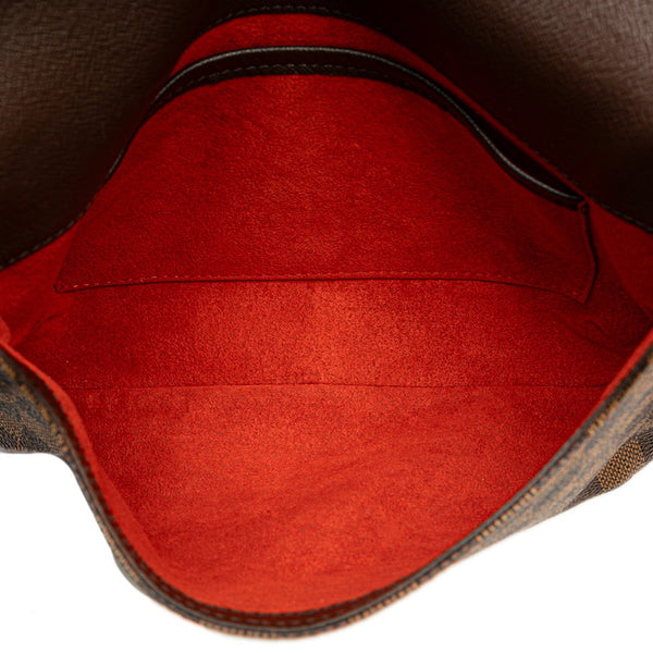 ルイ ヴィトン ダミエ ミュゼット タンゴ ショルダーバッグ ハンドバッグ N51255 ブラウン PVC レザー レディース LOUIS VUITTON 【中古】
