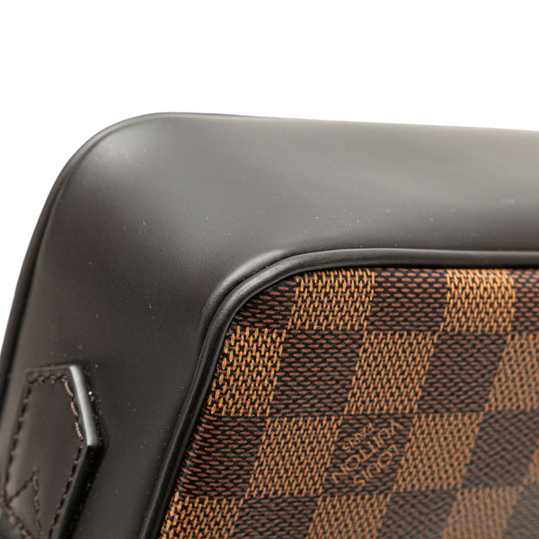 ルイ ヴィトン ダミエ ポシェット カサイ セカンドバッグ ポーチ N41663 ブラウン PVC レザー レディース LOUIS VUITTON 【中古】