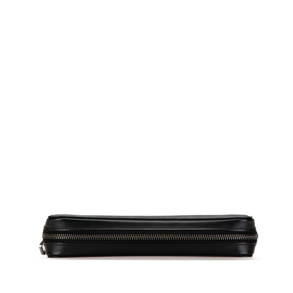 ルイ ヴィトン モノグラム エクリプス ジッピー XL ラウンドファスナー 長財布 M61698 ブラック PVC レザー レディース LOUIS VUITTON 【中古】