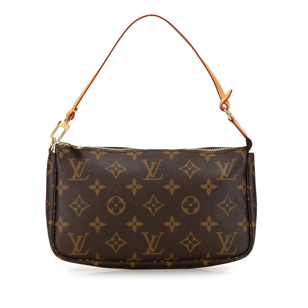 ルイ ヴィトン モノグラム ポシェット アクセソワール ハンドバッグ M51980 ブラウン PVC レザー レディース LOUIS VUITTON 【中古】