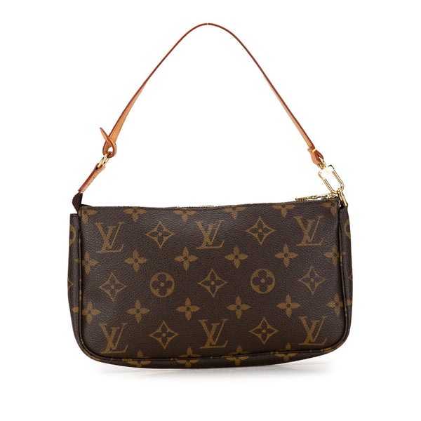 ルイ ヴィトン モノグラム ポシェット アクセソワール ハンドバッグ M51980 ブラウン PVC レザー レディース LOUIS VUITTON 【中古】