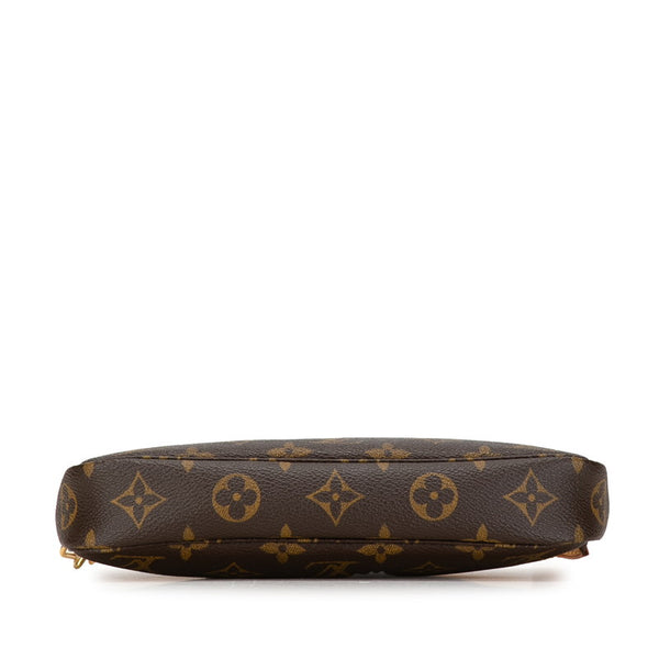 ルイ ヴィトン モノグラム ポシェット アクセソワール ハンドバッグ M51980 ブラウン PVC レザー レディース LOUIS VUITTON 【中古】