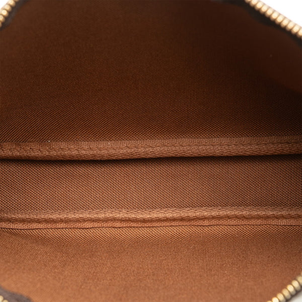 ルイ ヴィトン モノグラム ポシェット アクセソワール ハンドバッグ M51980 ブラウン PVC レザー レディース LOUIS VUITTON 【中古】