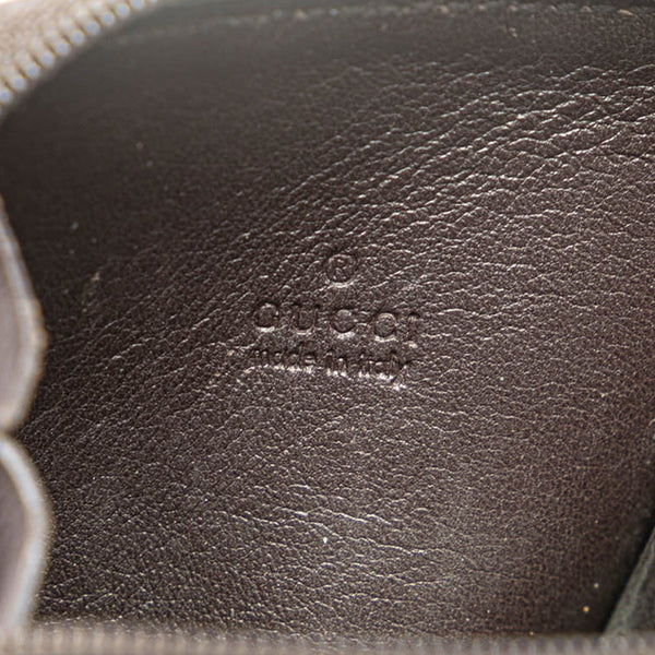 グッチ GGキャンバス ミニ コインケース 小銭入れ 115255 ブラウン ベージュ キャンバス レザー レディース GUCCI 【中古】