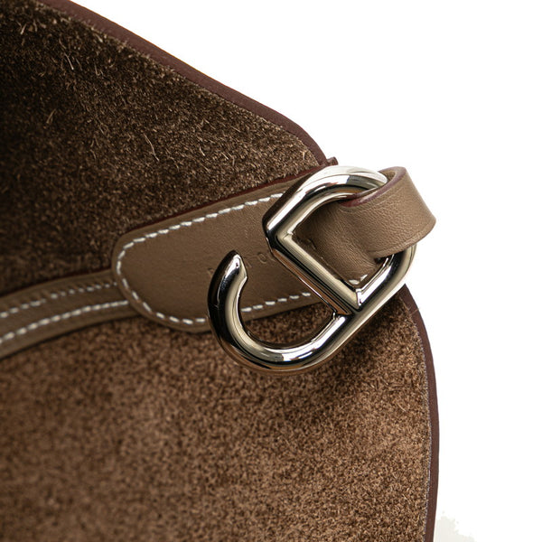 エルメス インザループ23 ハンドバッグ エトゥープ グレージュ トリヨンクレマンス レディース HERMES 【中古】