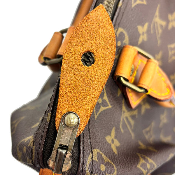 ルイ ヴィトン モノグラム スピーディ25 ミニボストンバッグ ハンドバッグ M41528 ブラウン PVC レザー レディース LOUIS VUITTON 【中古】