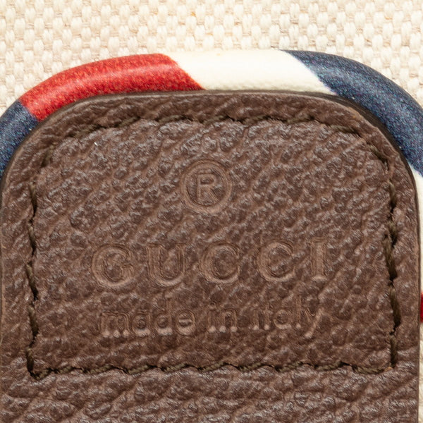 グッチ GGスプリーム クーリエ ウエストポーチ ボディバック 529711 ライトブラウン PVC レザー レディース GUCCI 【中古】