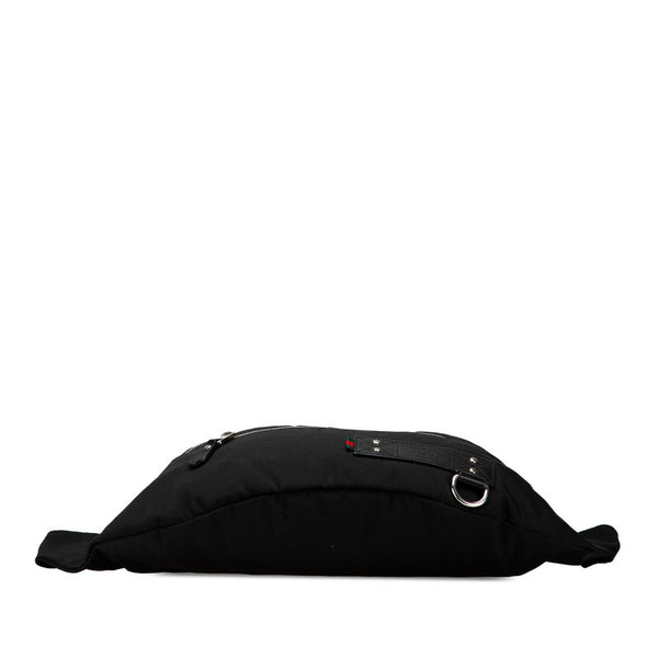 グッチ ウエストバッグ ボディバッグ 246409 ブラック ナイロン レザー レディース GUCCI 【中古】
