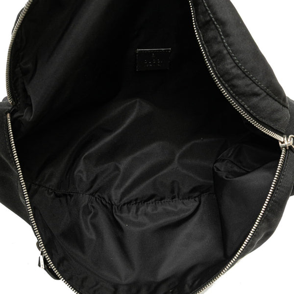 グッチ ウエストバッグ ボディバッグ 246409 ブラック ナイロン レザー レディース GUCCI 【中古】