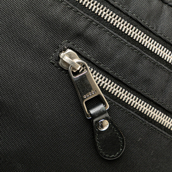 グッチ ウエストバッグ ボディバッグ 246409 ブラック ナイロン レザー レディース GUCCI 【中古】