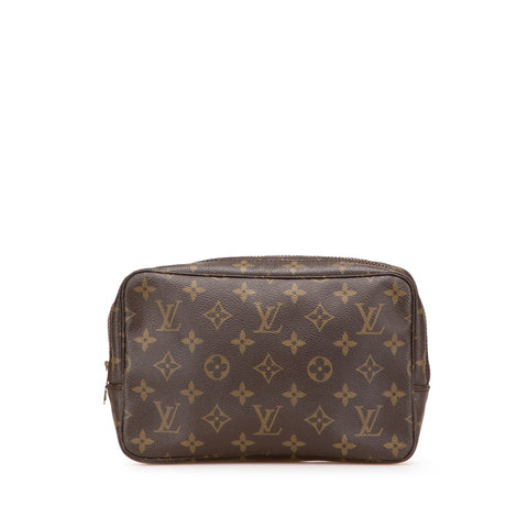 ルイ ヴィトン モノグラム トゥルース トワレット23 セカンドバッグ クラッチバッグ M47524 ブラウン PVC レディース LOUIS VUITTON 【中古】