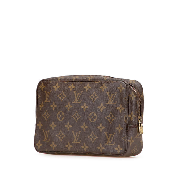 ルイ ヴィトン モノグラム トゥルース トワレット23 セカンドバッグ クラッチバッグ M47524 ブラウン PVC レディース LOUIS VUITTON 【中古】