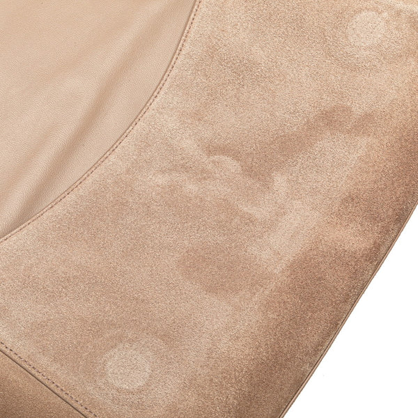 サンローラン ケイト 斜め掛け チェーン ショルダーバッグ ベージュ スエード レディース SAINT LAURENT 【中古】