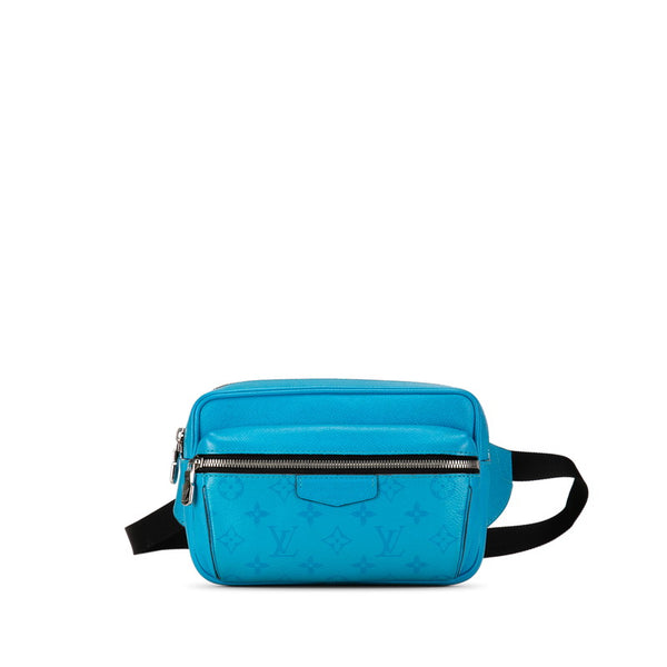 ルイ ヴィトン タイガラマ バムバッグ ボディバッグ ウエストバッグ M30459 ブルー レザー レディース LOUIS VUITTON 【中古】