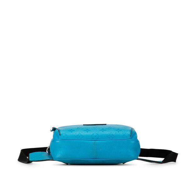 ルイ ヴィトン タイガラマ バムバッグ ボディバッグ ウエストバッグ M30459 ブルー レザー レディース LOUIS VUITTON 【中古】