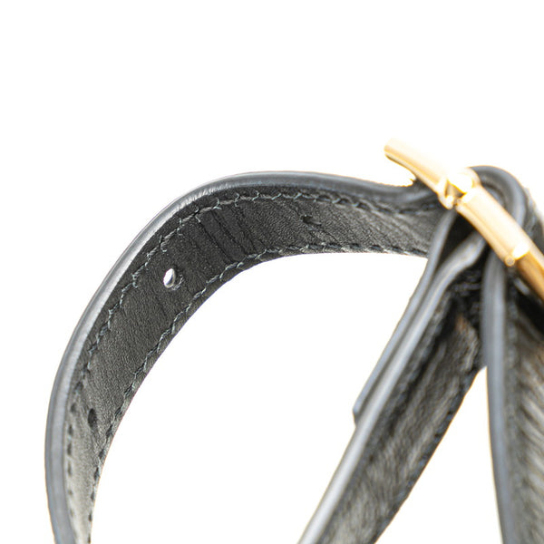 グッチ シェリーライン オフィディア GGミディアム ハンドバッグ ショルダーバッグ 2WAY 524532 ブラック パテントレザー スエード レディース GUCCI 【中古】