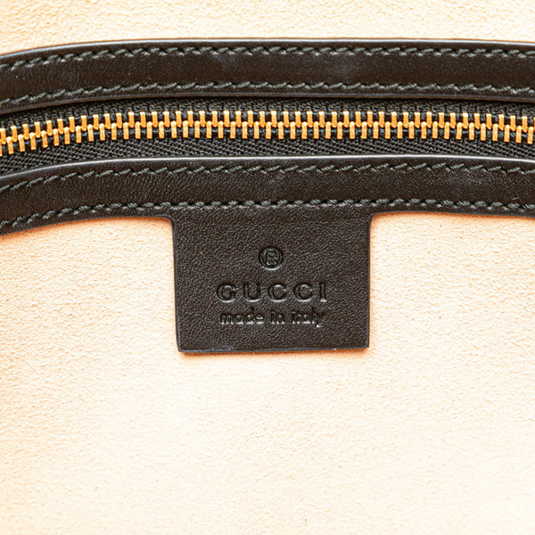 グッチ シェリーライン オフィディア GGミディアム ハンドバッグ ショルダーバッグ 2WAY 524532 ブラック パテントレザー スエード レディース GUCCI 【中古】