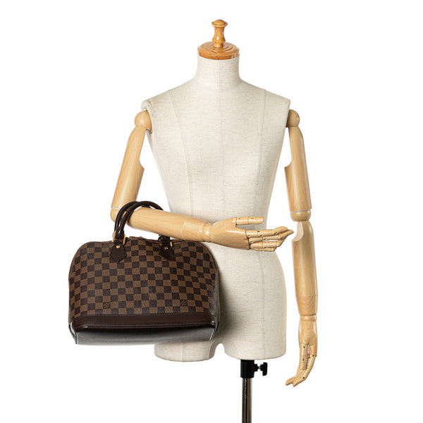 ルイ ヴィトン ダミエ アルマ ハンドバッグ N51131 ブラウン PVC レザー レディース LOUIS VUITTON 【中古】
