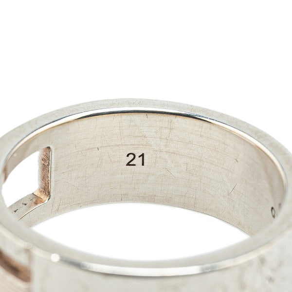 グッチ ブランデッドG リング 指輪 SV925 シルバー メンズ GUCCI 【中古】